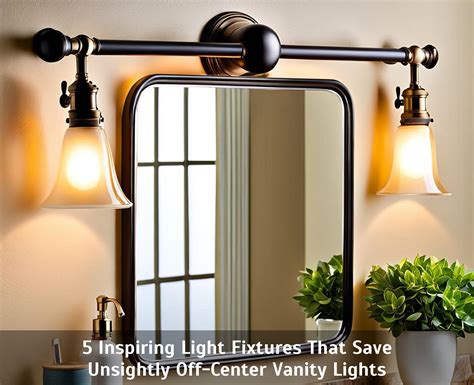 best electrical box for vanity light|fixing off center vanity light.